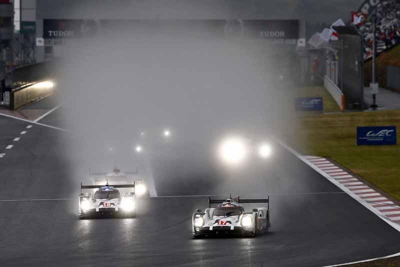 Porsche WEC Fuji Start Rain