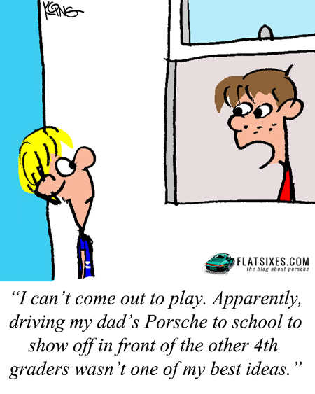 Porsche Comic Strip 