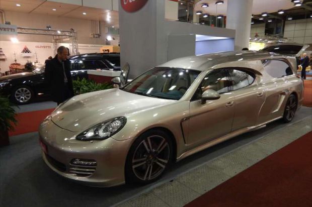 is this really a Porsche Panamera hearse?