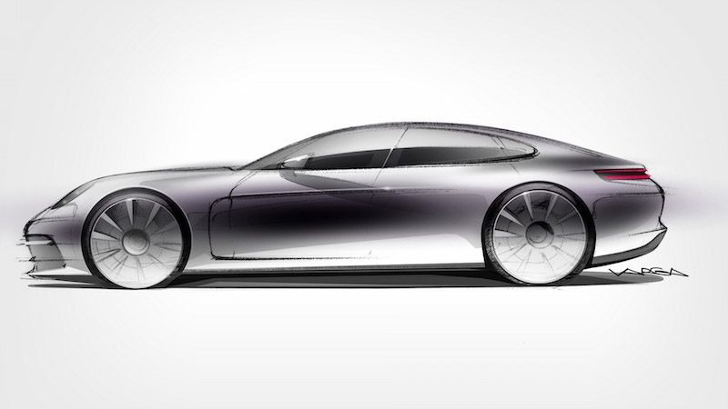 Porsche released the latest design sketch of the Taycan from the design  studio in Weissach today | TaycanForum -- Porsche Taycan Owners, News,  Discussions, Forums