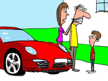 Porsche Comic Strip