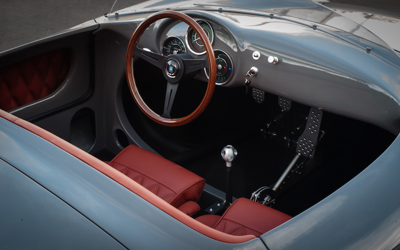 Interior of a Seduction Motorsport 550 Spyder