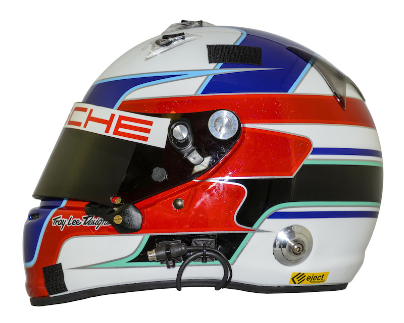 Michael Christensen, Porsche factory driver's helmet