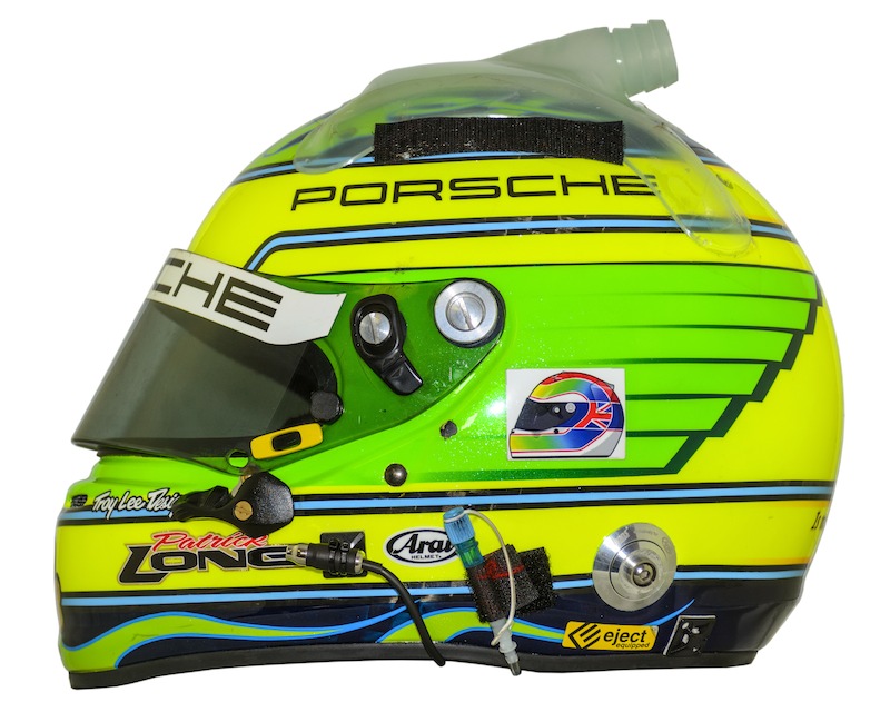 Porsche factory driver Patrick Long's helmet