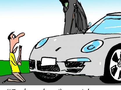Porsche Cartoon