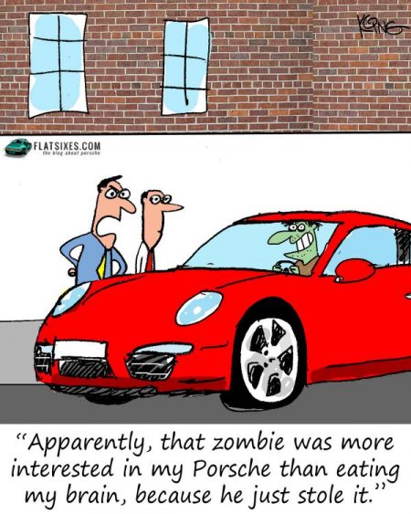 Porsche Cartoon | FLATSIXES