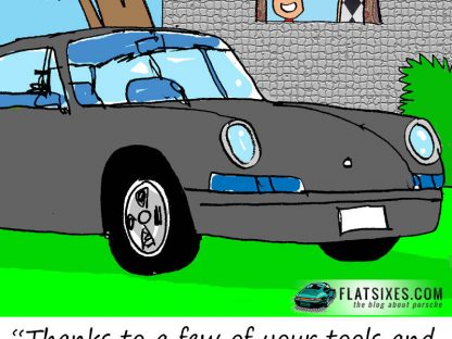 Porsche Cartoon comic strip