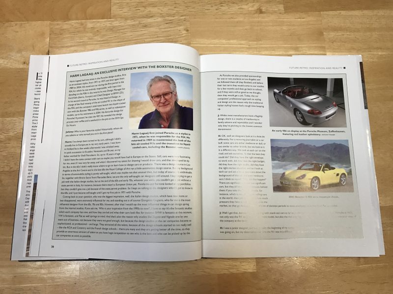 interview with Harm Lagaaij inside Porsche Boxster and Cayman The Complete Story