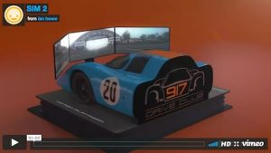 video showing a Porsche 917 as a simulator called Project 917