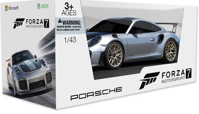 Porsche 911 GT2 RS Die Cast model you with pre-order of Forza 7