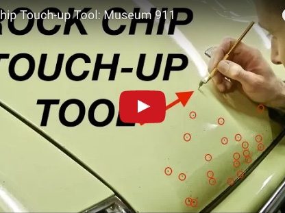 how to fix paint chips on your Porsche