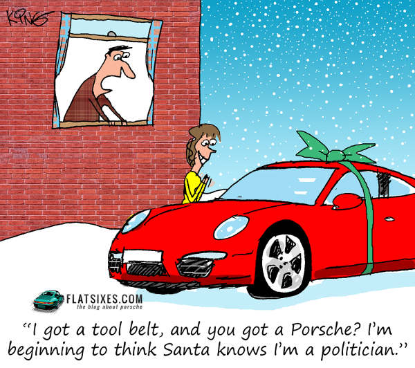Porsche Christmas Cartoon