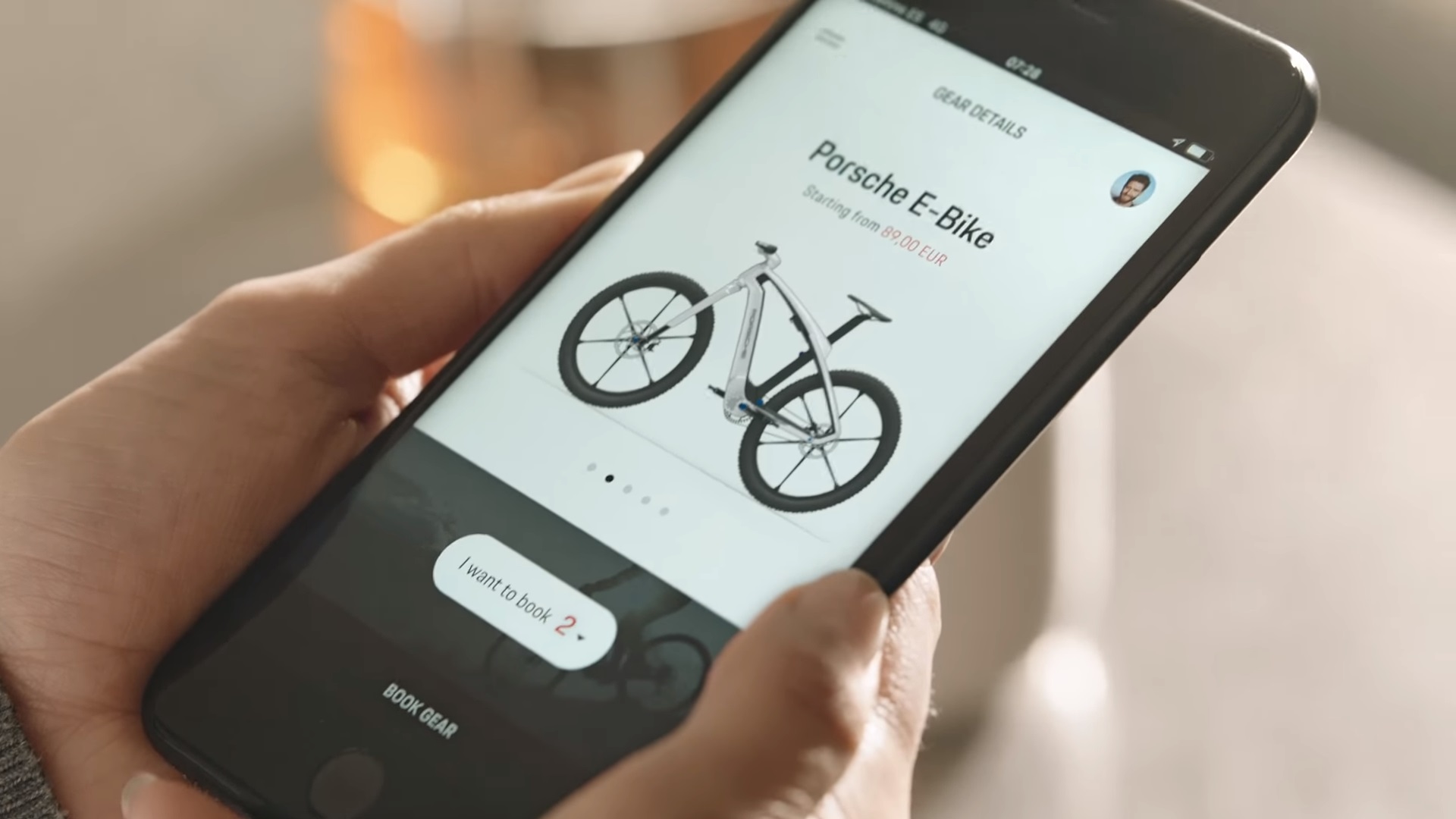 Porsche app e-bike integration