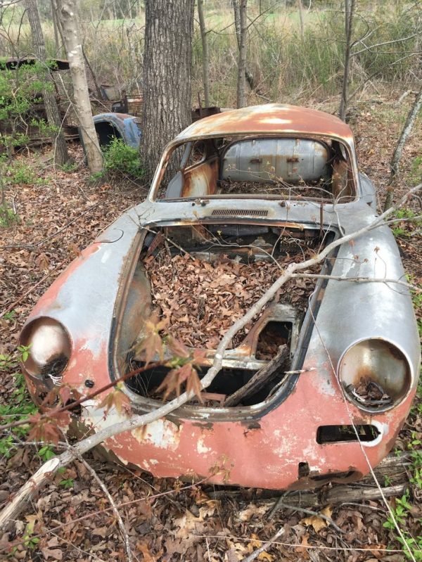 Porsche 356 found in yard north carolina