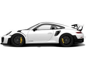 White Porsche GT2 RS Manufacturer Photo