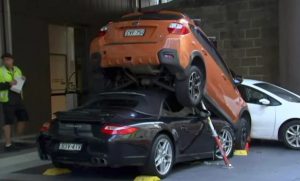 Porsche Under Subaru Australia Valet Accident