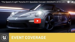 speedster created via collaboration between unreal engine and Porsche