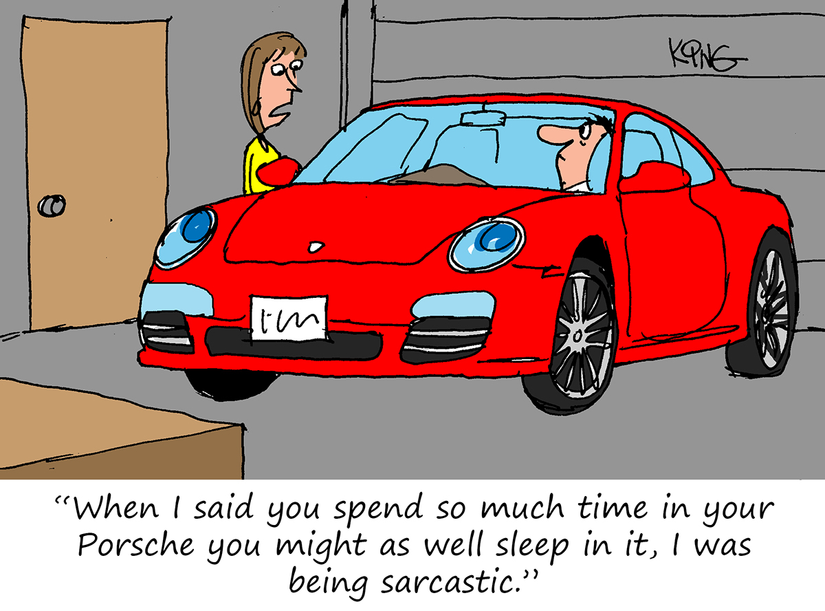 photo of Porsche Cartoon image
