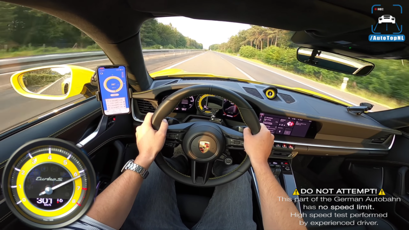 photo of Hop in This 992 Turbo S for an Effortless 206-MPH Run on the Autobahn image
