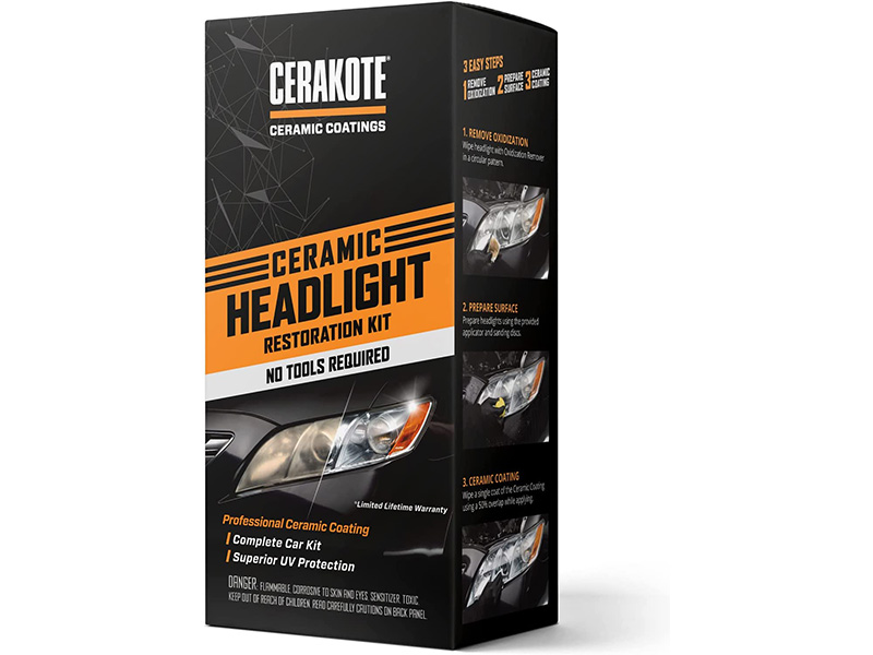 cerakote ceramic headlight restoration kit