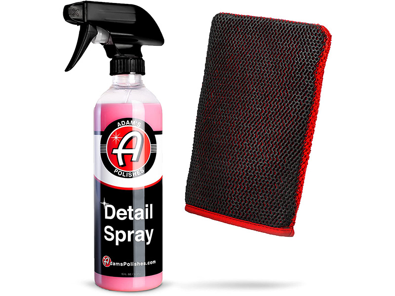 adam's clay mitt and detail spray clay lubricant