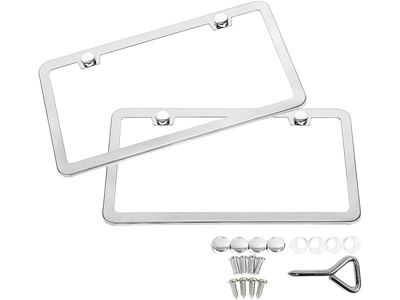 The coolest license plate frames for your Porsche FLATSIXES