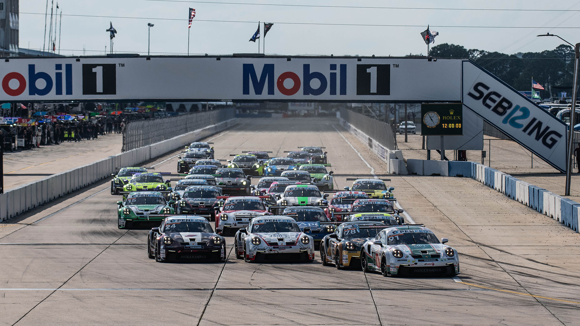 Riley Dickinson dominates Porsche Carrera Cup season opener