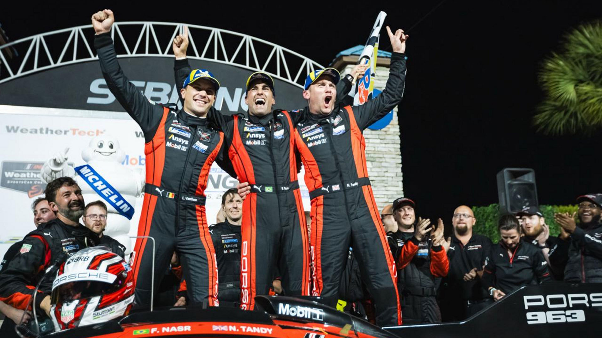 Porsche dominates at Sebring with a one-two finish